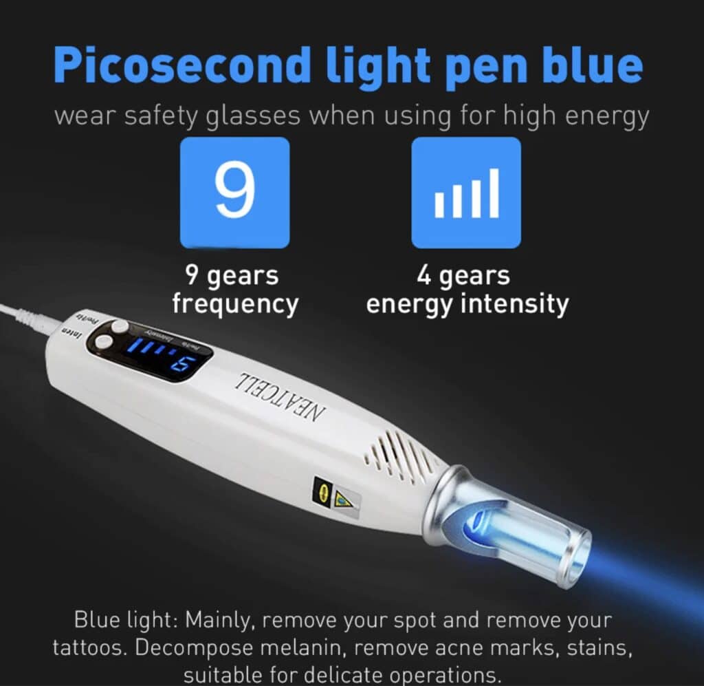 Blue Neatcell Tattoo Removal Pen