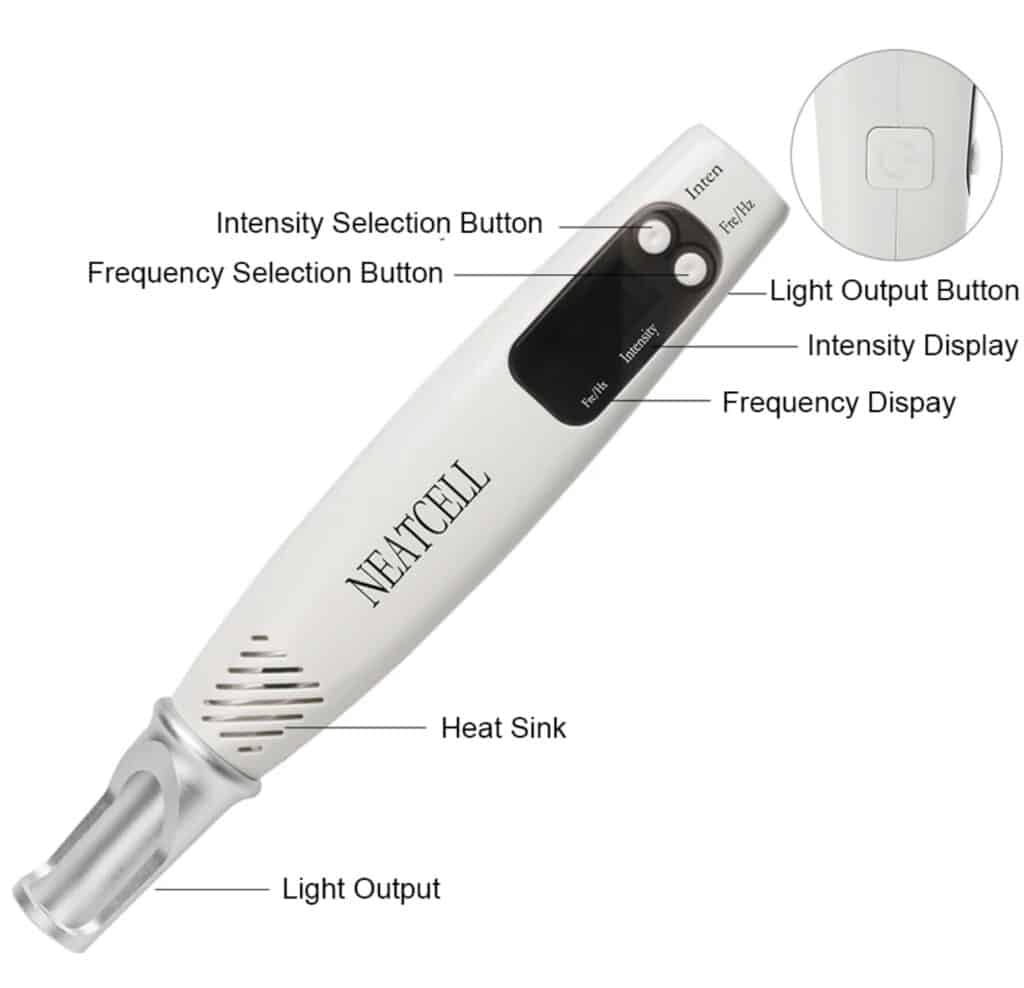 Features of NEATCELL Picosecond Laser Pen