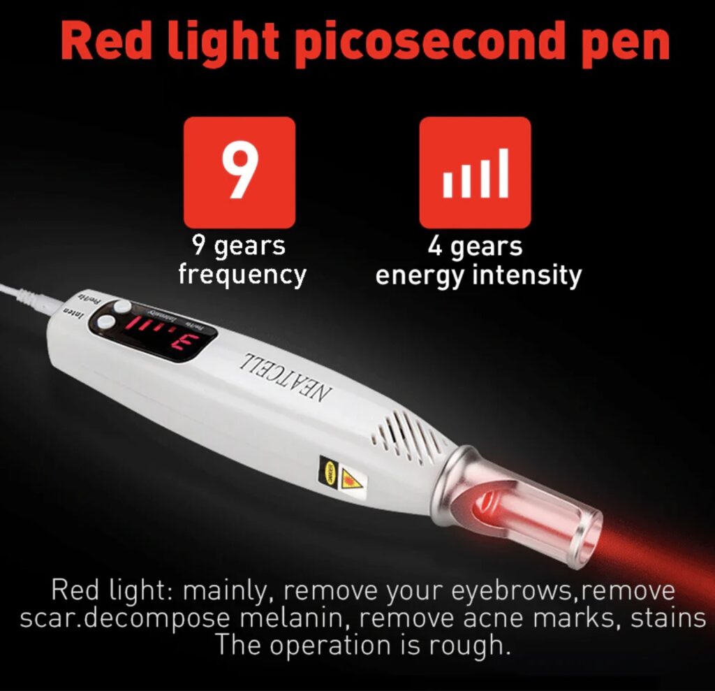 Red Neatcell Tattoo Removal Pen